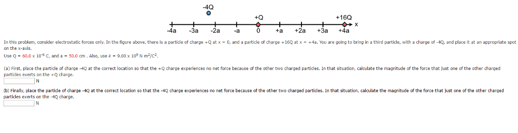 Solved In this problem, consider electrostatic forces | Chegg.com