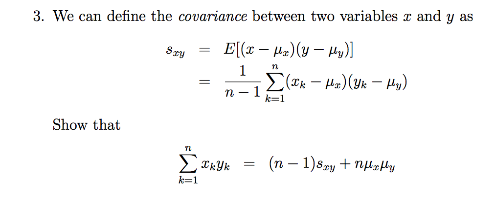 what is the covariance of two independent random variables