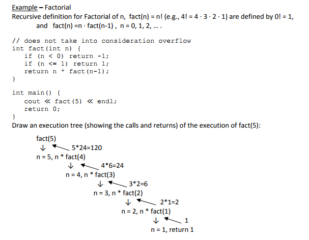 1. Draw an execution tree for the getDepthC pp
