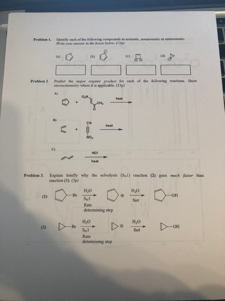 Solved Identify Each Of The Following Compounds As Aromatic, | Chegg.com