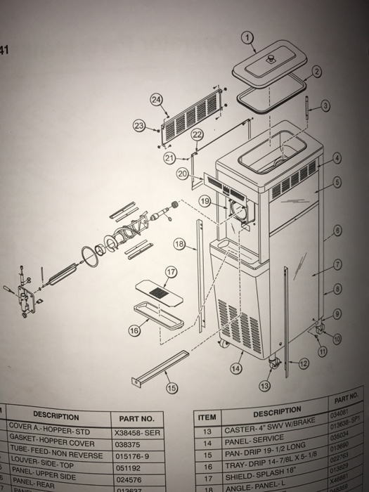 Solved This is a Taylor model 341 slush(margarita) machine, | Chegg.com