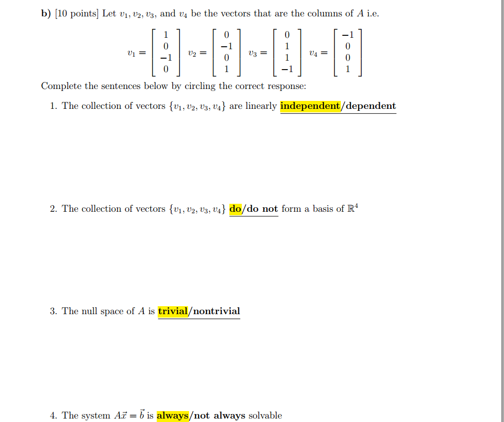 Solved Let v_1, v_2, v_3, and v_4 be the vectors that are | Chegg.com