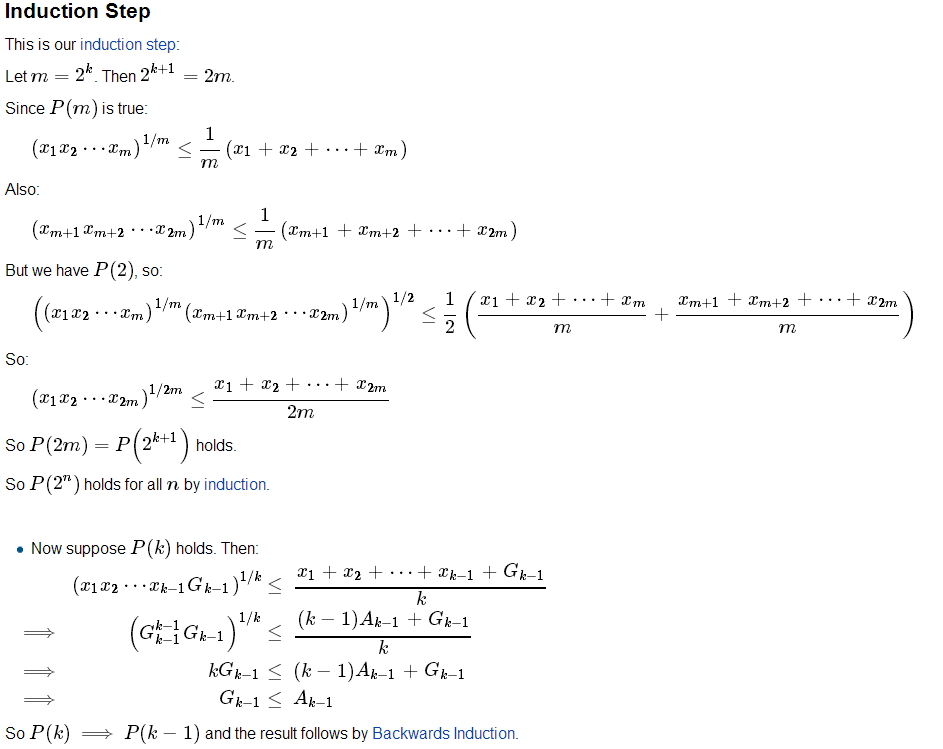 Solved Arithmetic Geometric Mean Inequality So I Have This Chegg Solved arithmetic geometric mean inequality so i have this chegg