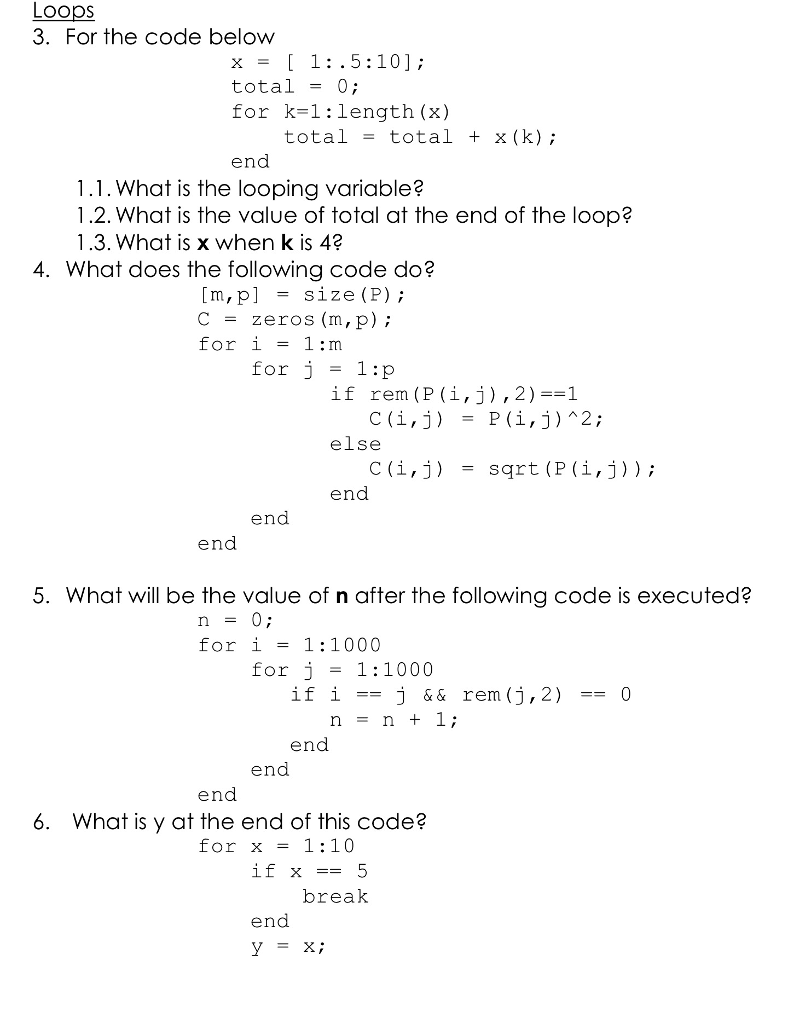 What Is The Meaning Of The Code Below X