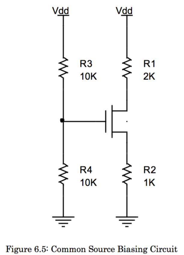 Solved Vdd Vdd R1 R3 10k 2k R2 R4 10k 1k Figure 6.5: Common 