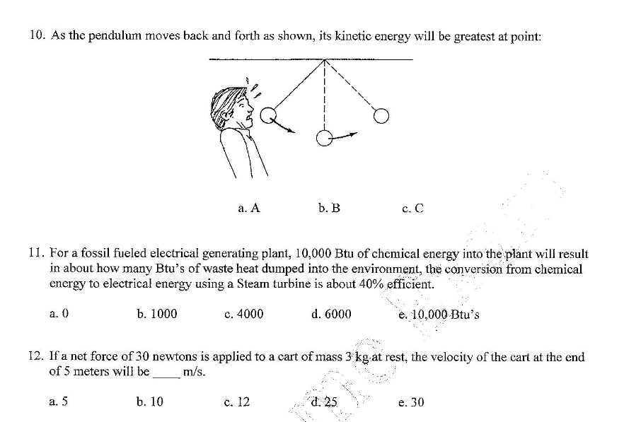 Solved As the pendulum moves back and forth as shown, its | Chegg.com