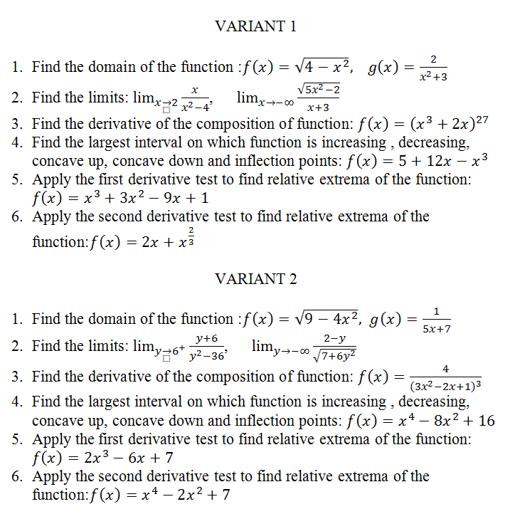 Solved: Find The Domain Of The Function :f(x) = 4 - X2, G(... | Chegg.com