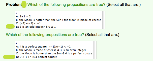 Solved Which Of The Following Propositions Are True? (Select | Chegg.com