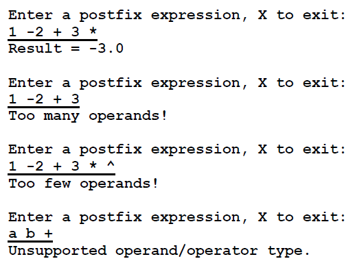Solved Write a program that uses the stack algorithm we | Chegg.com