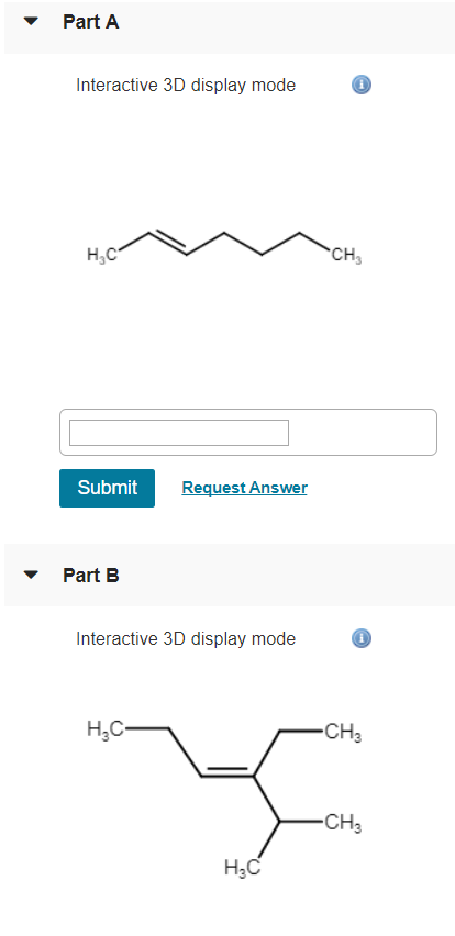 Solved Part A Interactive 3D display mode н.с CH Submit | Chegg.com