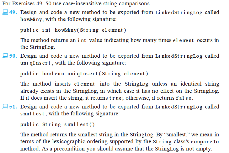 Solved For Exercises 49-50 Use Case-insensitive String | Chegg.com