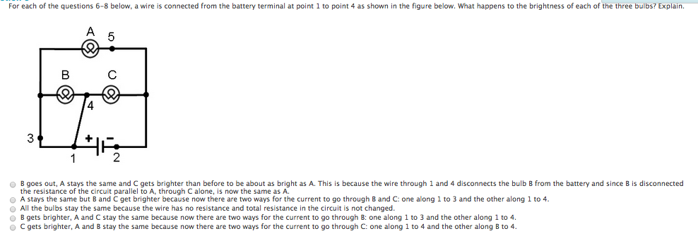 Solved For each of the questions 6-8 below, a wire is | Chegg.com