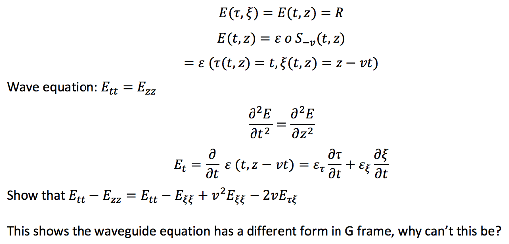 E(t,z)E oS-,(t, z) Wave equation: Ett -Ezz Show that | Chegg.com