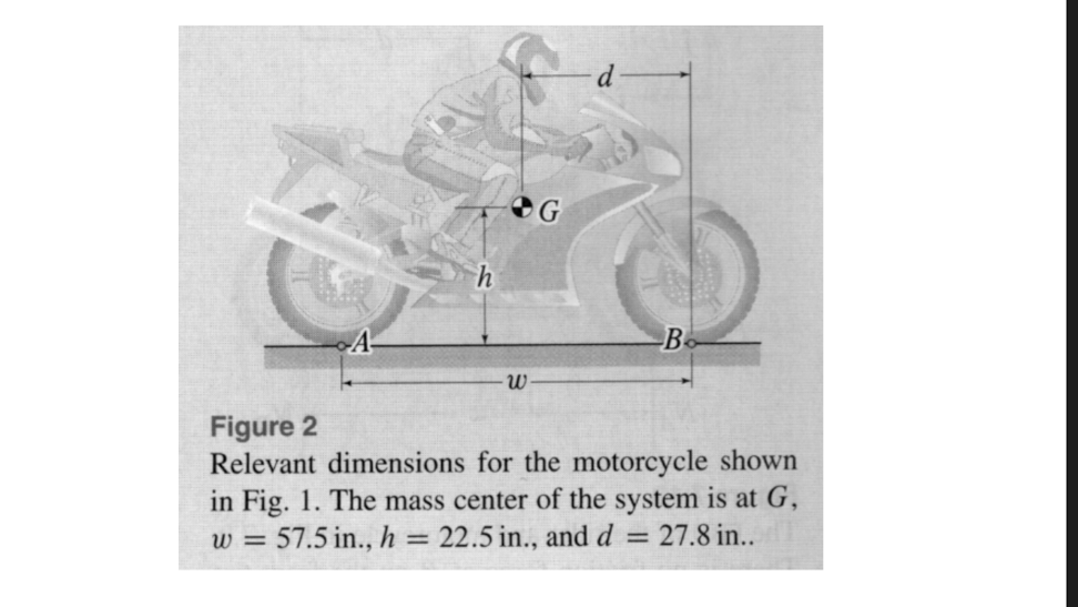 Solved: A Motorcycle And Rider With A Combined Weight Of 6... | Chegg.com