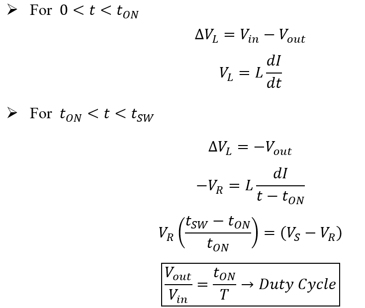 Solved 5V DCDC Buck Converter produces a constant Vout of
