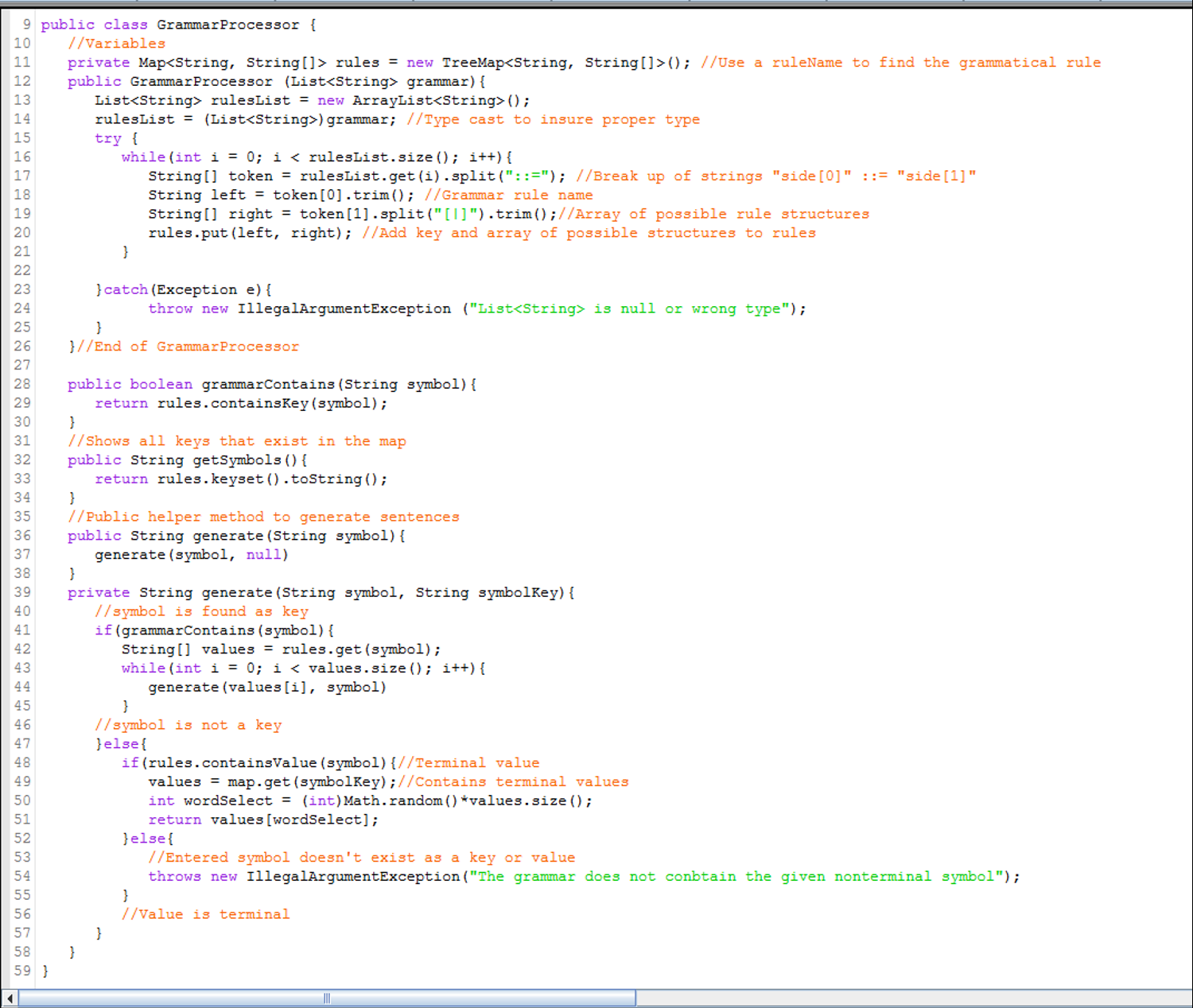Solved I'm am recieving this error in my java code: | Chegg.com
