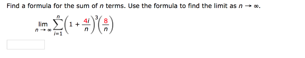 Solved Find a formula for the sum of n terms. Use the | Chegg.com