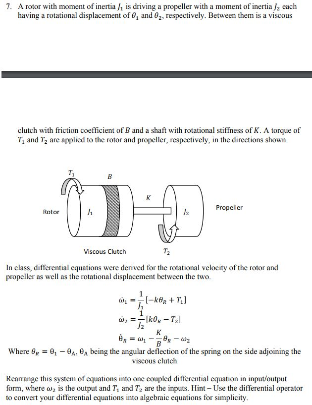 7-a-rotor-with-moment-of-inertia-is-driving-a-chegg