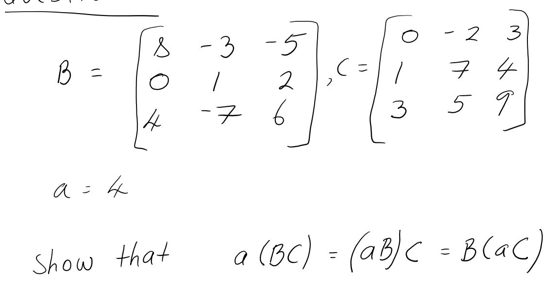 Solved B = [8 -3 -5 0 1 2 4 -7 6], C = [0 1 3 -2 7 5 3 4 | Chegg.com