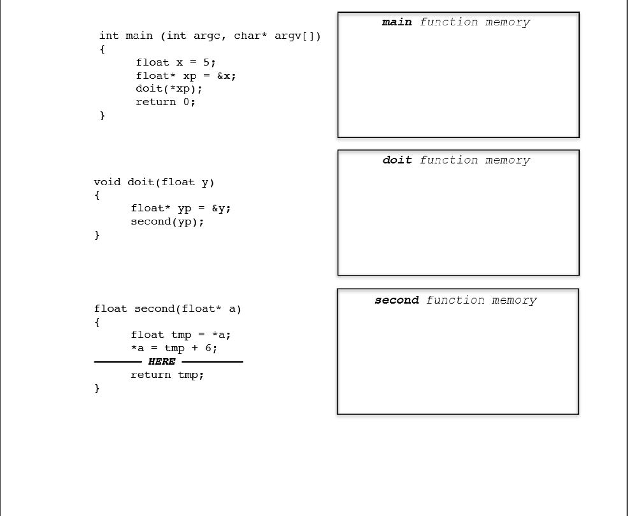 Solved This is for a C program. Assume that the program | Chegg.com