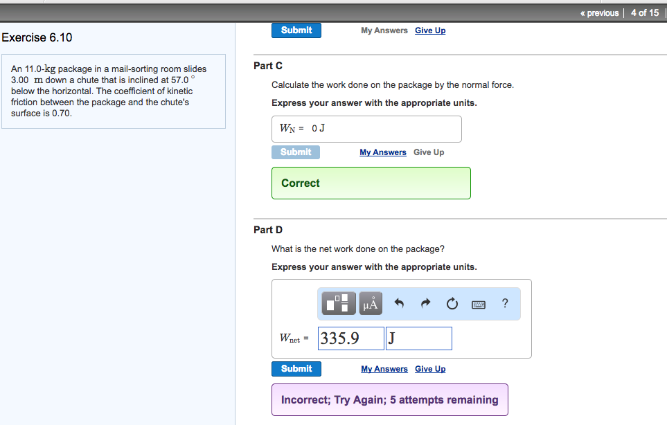 Solved Chapter 6 Exercise 6.10 Resources previous l 4 of 15 | Chegg.com