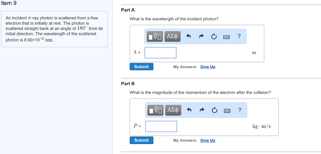 Solved An incident x-ray photon is scattered from a free | Chegg.com