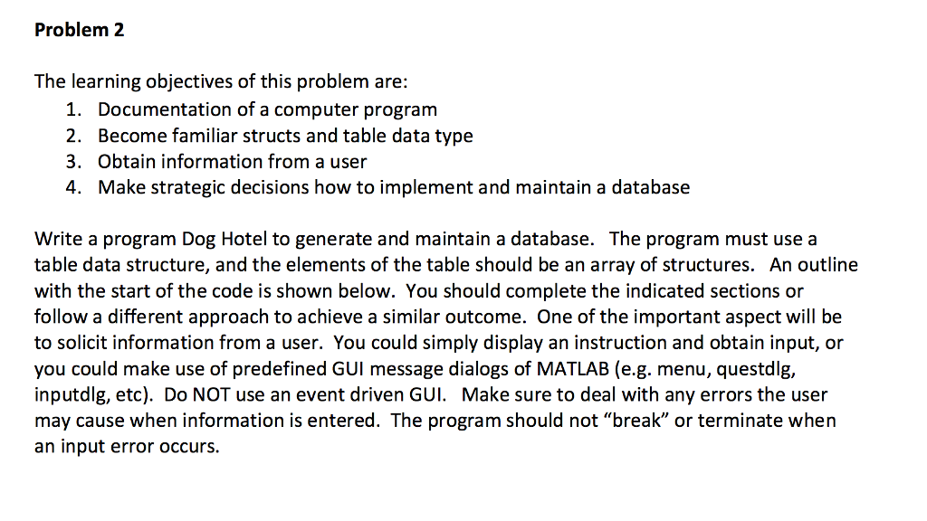 Problem 2 The learning objectives of this problem | Chegg.com