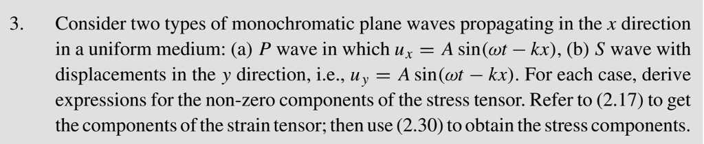 Solved 3. Consider two types of monochromatic plane waves | Chegg.com