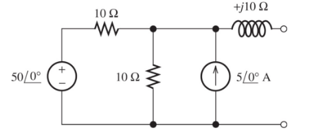 Solved Find the Thevenin equivalent circuit looking into the | Chegg.com