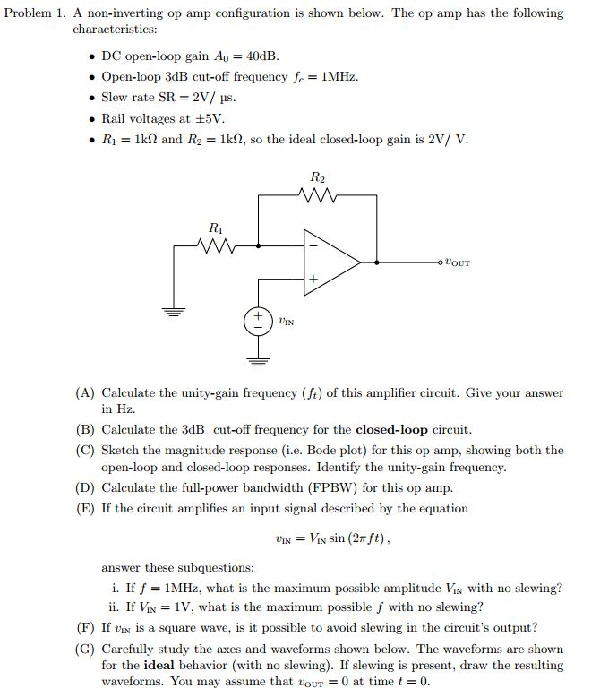 How To Solve An Op Amp Circuit Problem