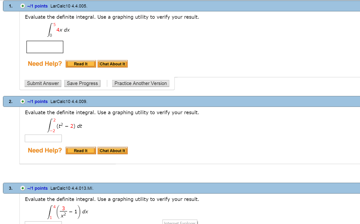 solved-evaluate-the-definite-integral-use-a-graphing-chegg