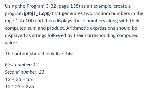 Solved Using the Program 3-32 (page 135) as an example, | Chegg.com