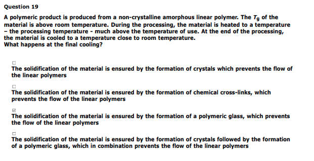 Why do the crystals not help either? Please explain | Chegg.com