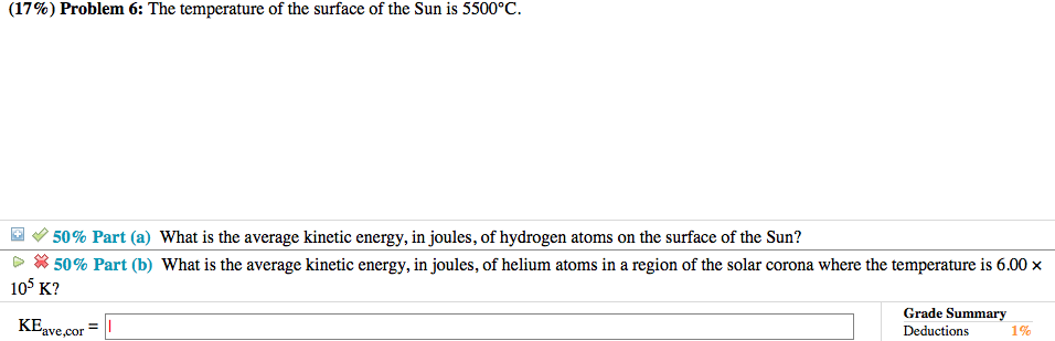 Solved The temperature of the surface of the Sun is 5500 | Chegg.com