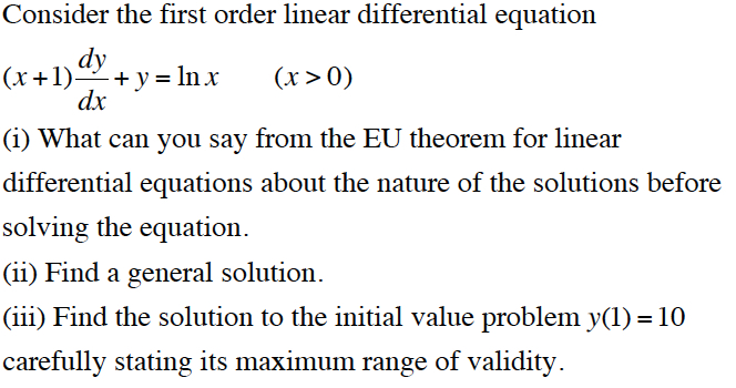 Solved The challenge of differential equations QUESTION 1 | Chegg.com