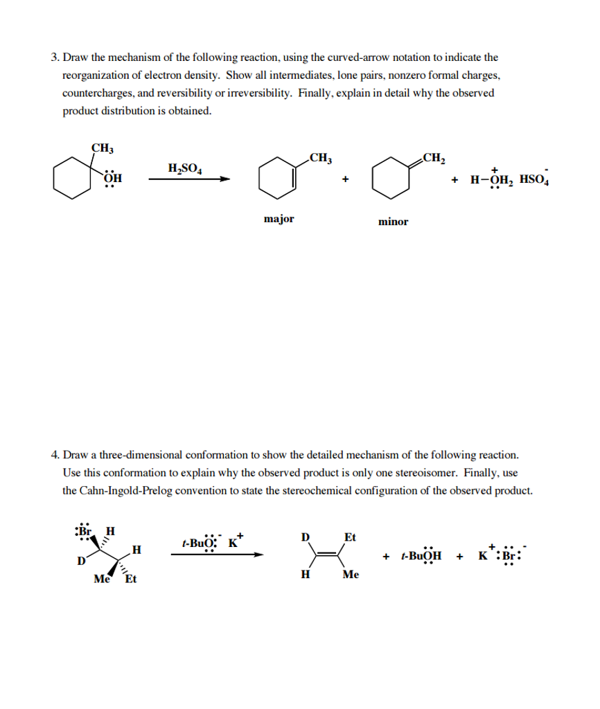 Solved Draw the mechanism of the following reaction, using | Chegg.com