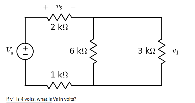 solved-if-v1-is-4-volts-what-is-vs-in-volts-chegg