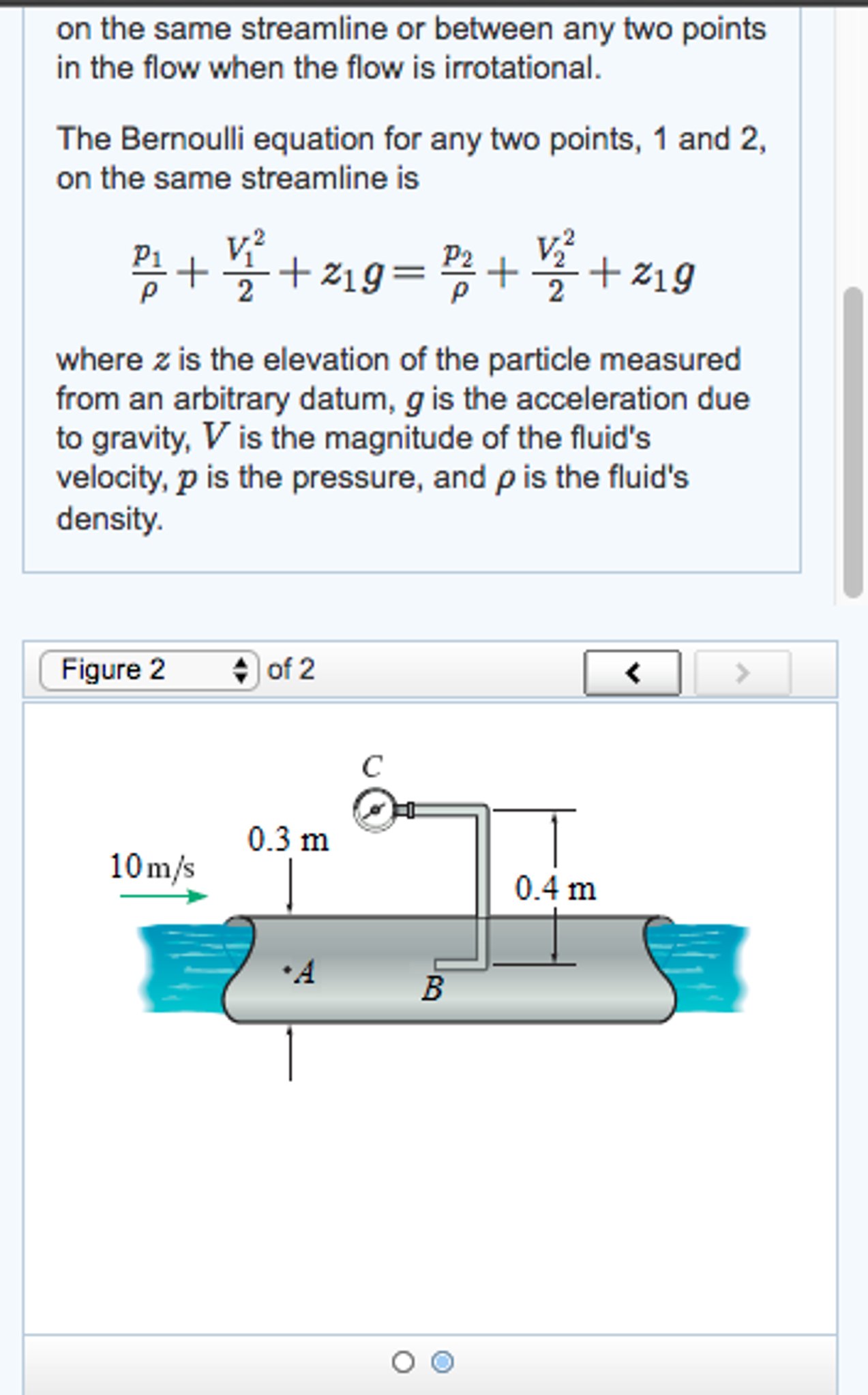bernoulli equation calculator bernoulli equation calculator