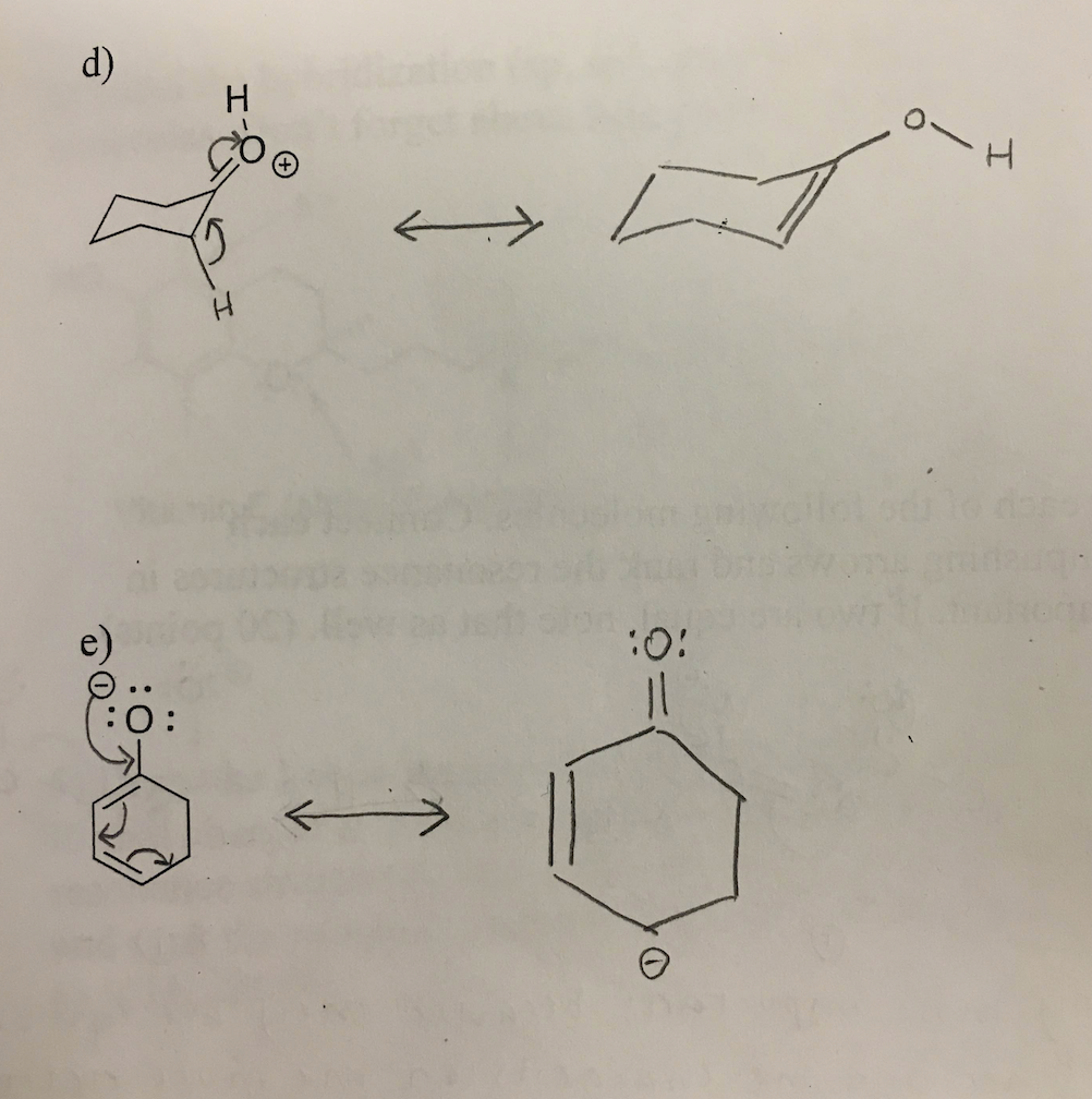 Solved Draw All Possible Resonance Structures Not Just