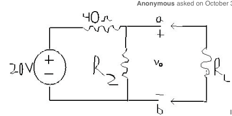 Solved In the voltage-divider circuit shown in thefigure the | Chegg.com