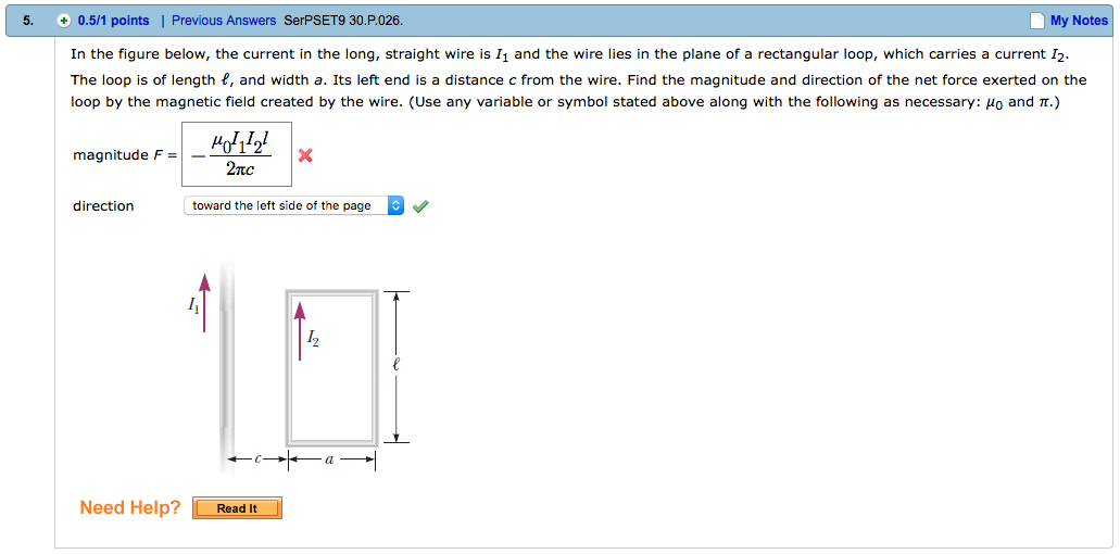 Solved In the figure below, the current in the long, | Chegg.com