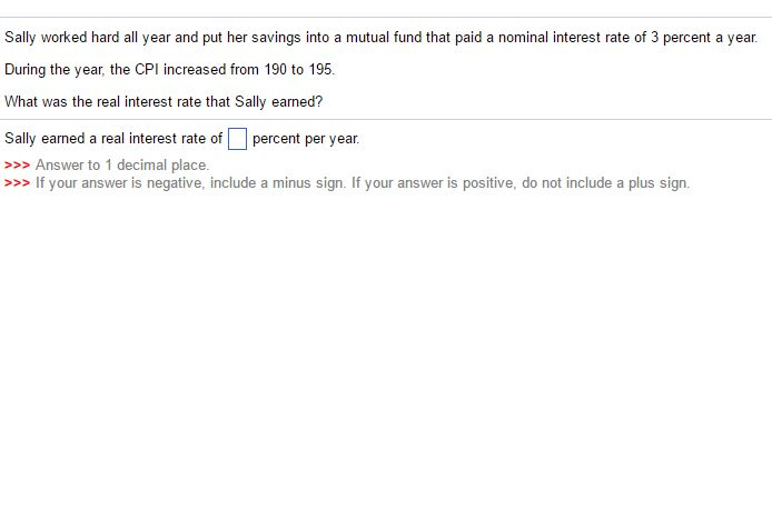 Solved Sally worked hard all year and put her savings into a | Chegg.com