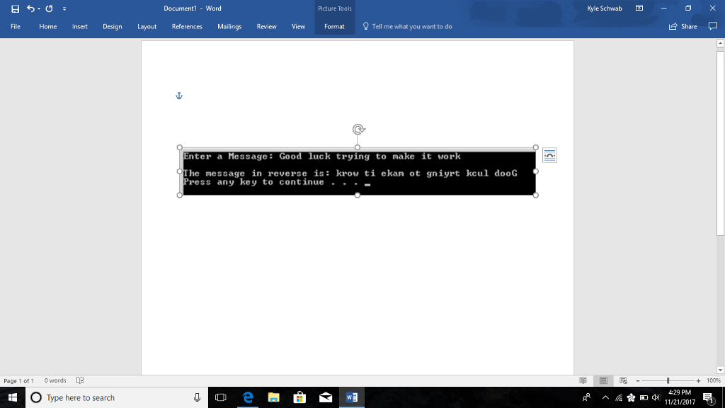 Solved In C++ Write a loop that displays the characters in | Chegg.com