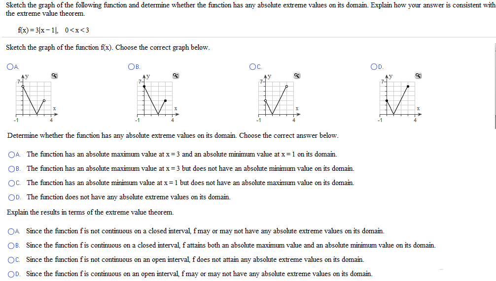 Solved Sketch the graph of the following function and | Chegg.com