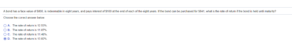 solved-a-bond-has-a-face-value-of-exist800-is-redeemable-in-chegg