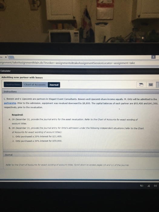 Solved Bowers and V. are partners in Elegant Event