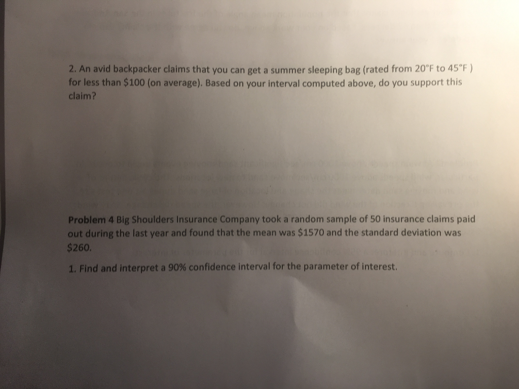 Solved How much does a sleeping bag cost? Assume that you