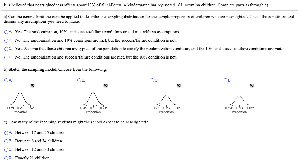 solved-it-is-believed-that-nearsightedness-affects-about-13-chegg