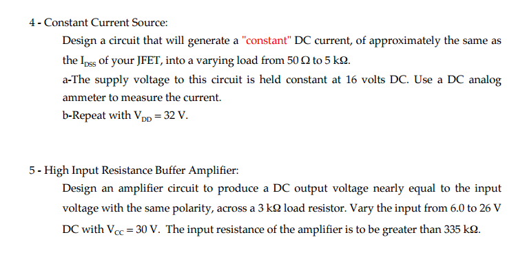 Solved Design the following circuits before coming to the | Chegg.com