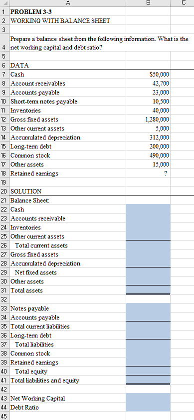 solved-prepare-a-balance-sheet-from-the-following-chegg